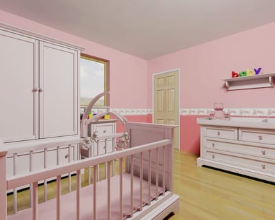 Komplettzimmer als Babyzimmer