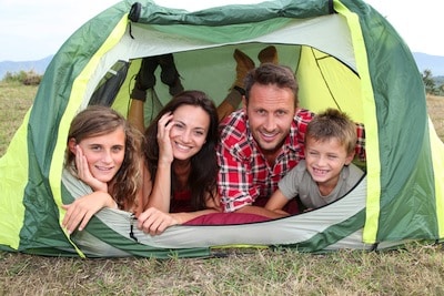 Camping mit der ganzen Familie
